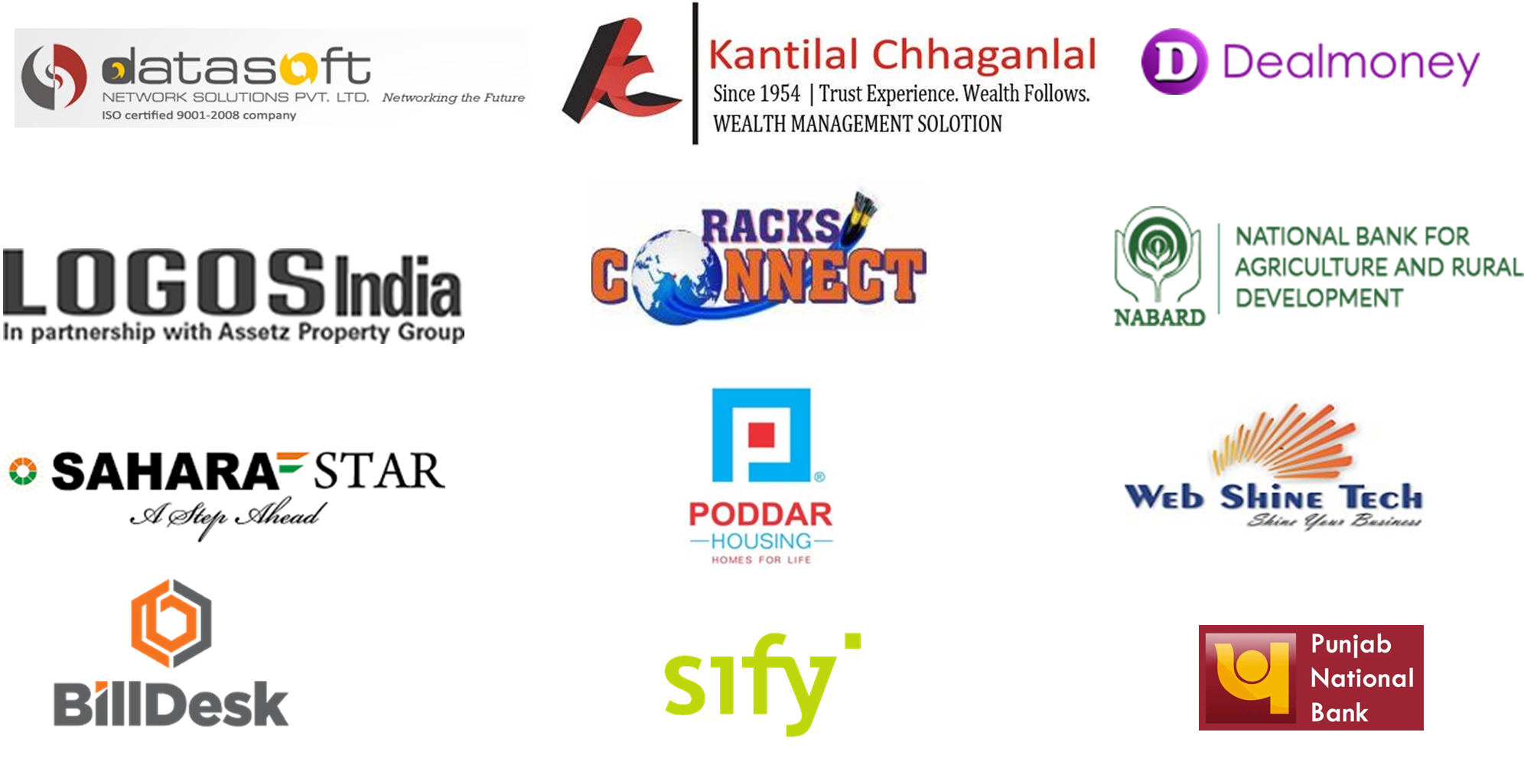 ACTICK Enterprise Clients: Sify, BillDesk, Punjab National Bank, NABARD, Sahara Star, Datasoft, Kantilal Chhaganlal, Dealmoney, LOGOS India, Racks Connect, Poddar Housing, Web Shine Tech